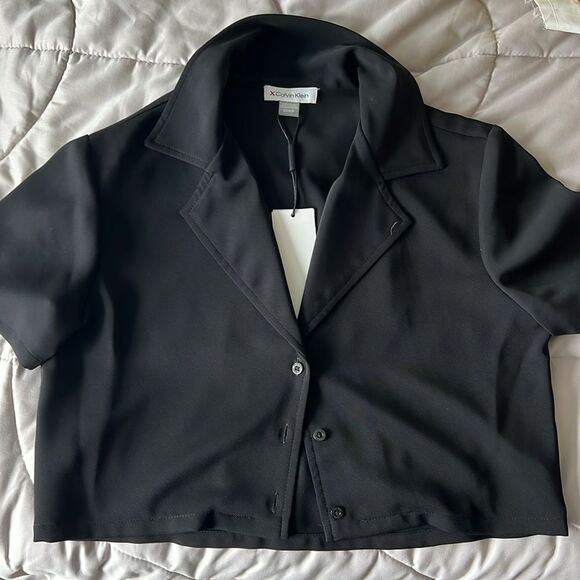 Calvin Klein • Slim fit suit crop top - Picture 2 of 4